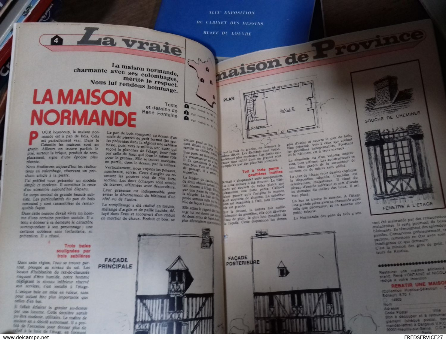 54 //    MAISONS DE PROVINCE  (REVUE FAITE MAIN   RUSTICA  1974 / 1976) - Ohne Zuordnung