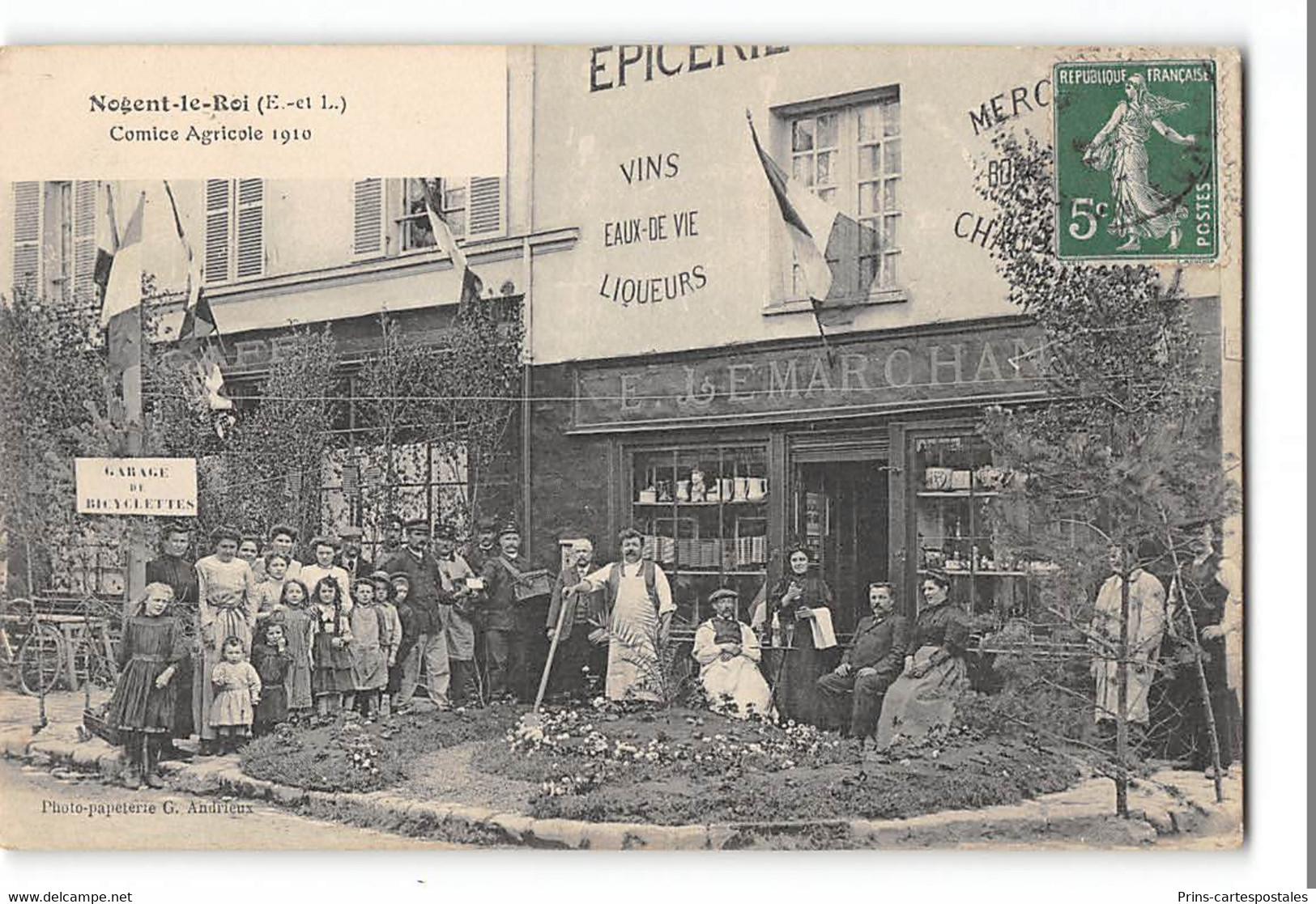 CPA 28 Nogent Le Roi Comice Agricole De 1910 - Epicerie Lemarchand - Nogent Le Roi