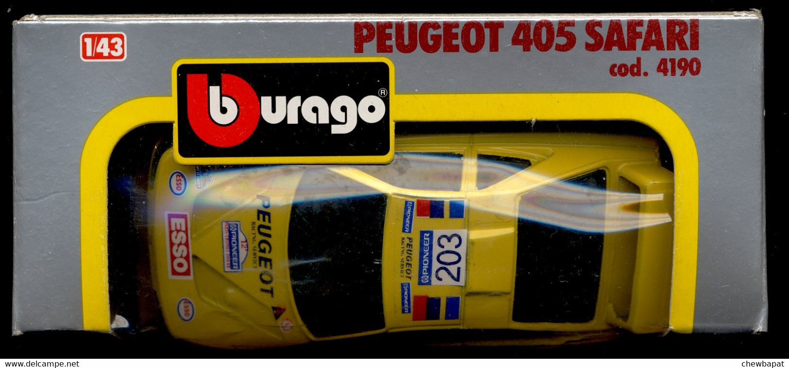 Burago - échelle 1/43 - Peugeot 405 Safari Dans Sa Boîte D'origine - Burago