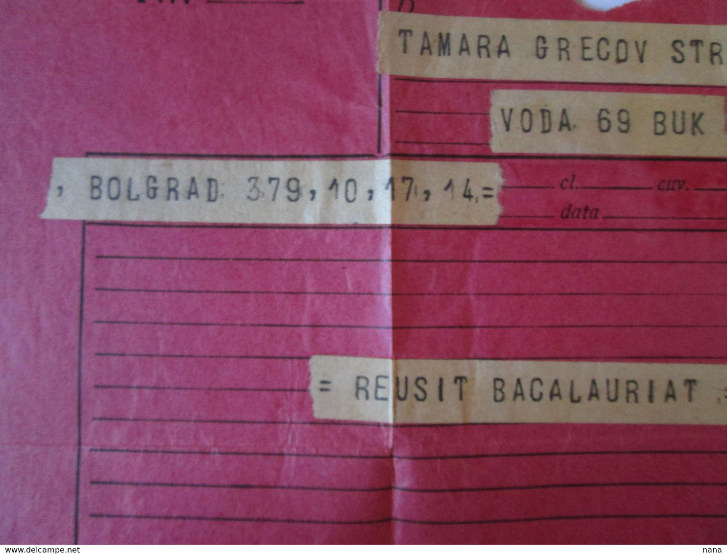 Rare! Romania:Telegramme Bolgrad-Bucarest Du 17 Juin 1940/Bolgrad-Bucharest Telegram June 17,1940 - Telegraphenmarken