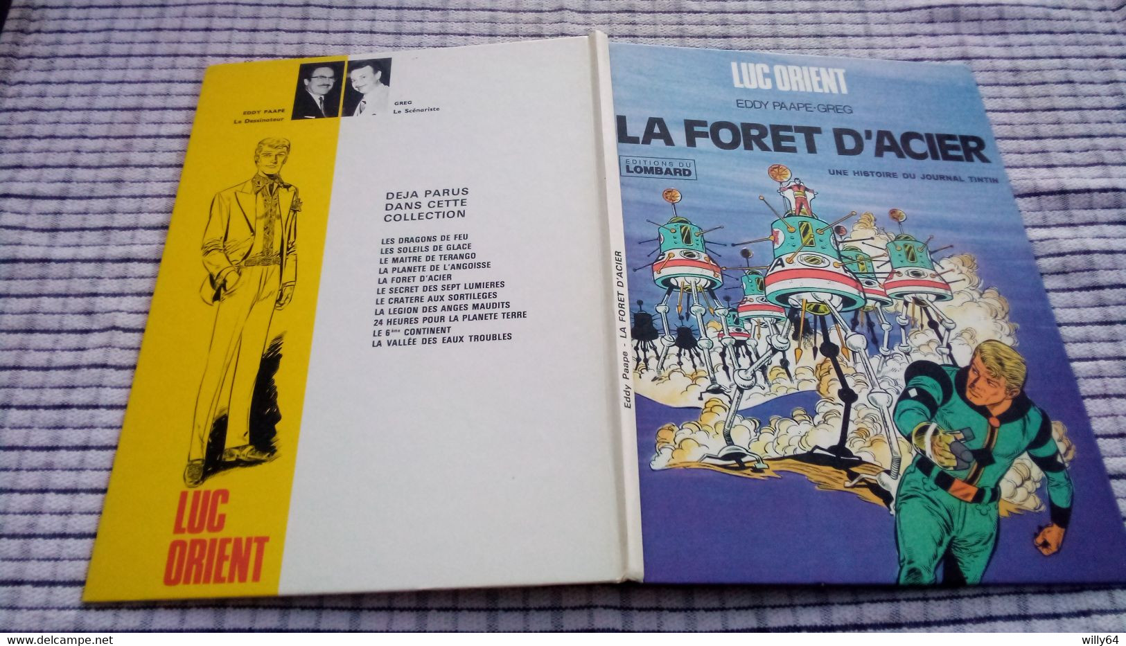 LUC ORIENT   " La Foret D'Acier  "    1976   LE LOMBARD   Comme Neuve - Luc Orient