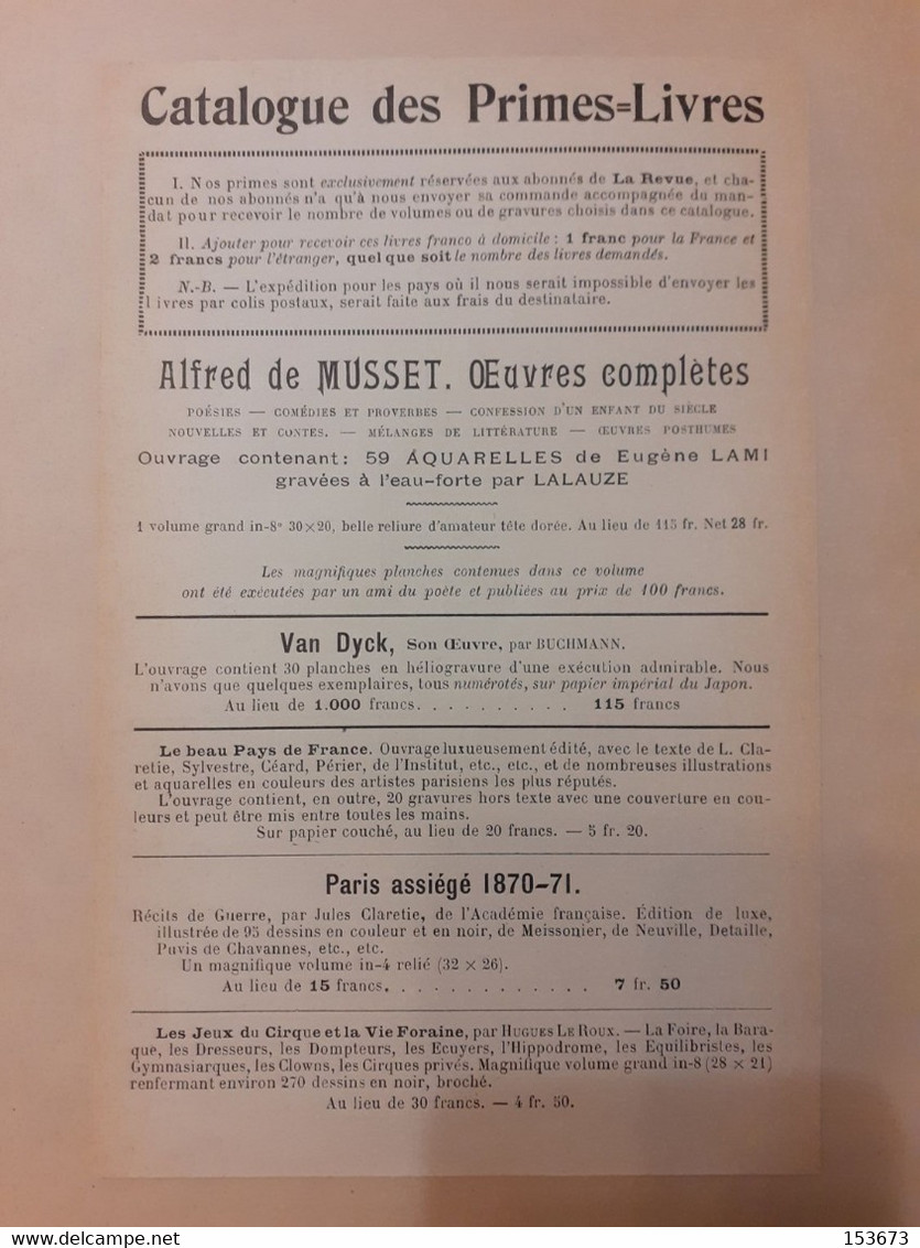 Encart Publicitaire Inséré Dans "La Revue" Pour La "Liqueur Hygiénique" Raspail- Pharmacie-Santé-Médecine - Matériel Médical & Dentaire