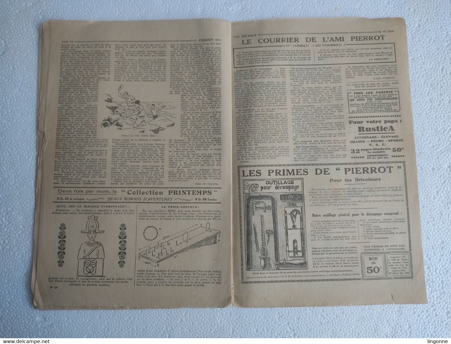MAGAZINE "PIERROT"  1928 Numéro 148 - Pierrot