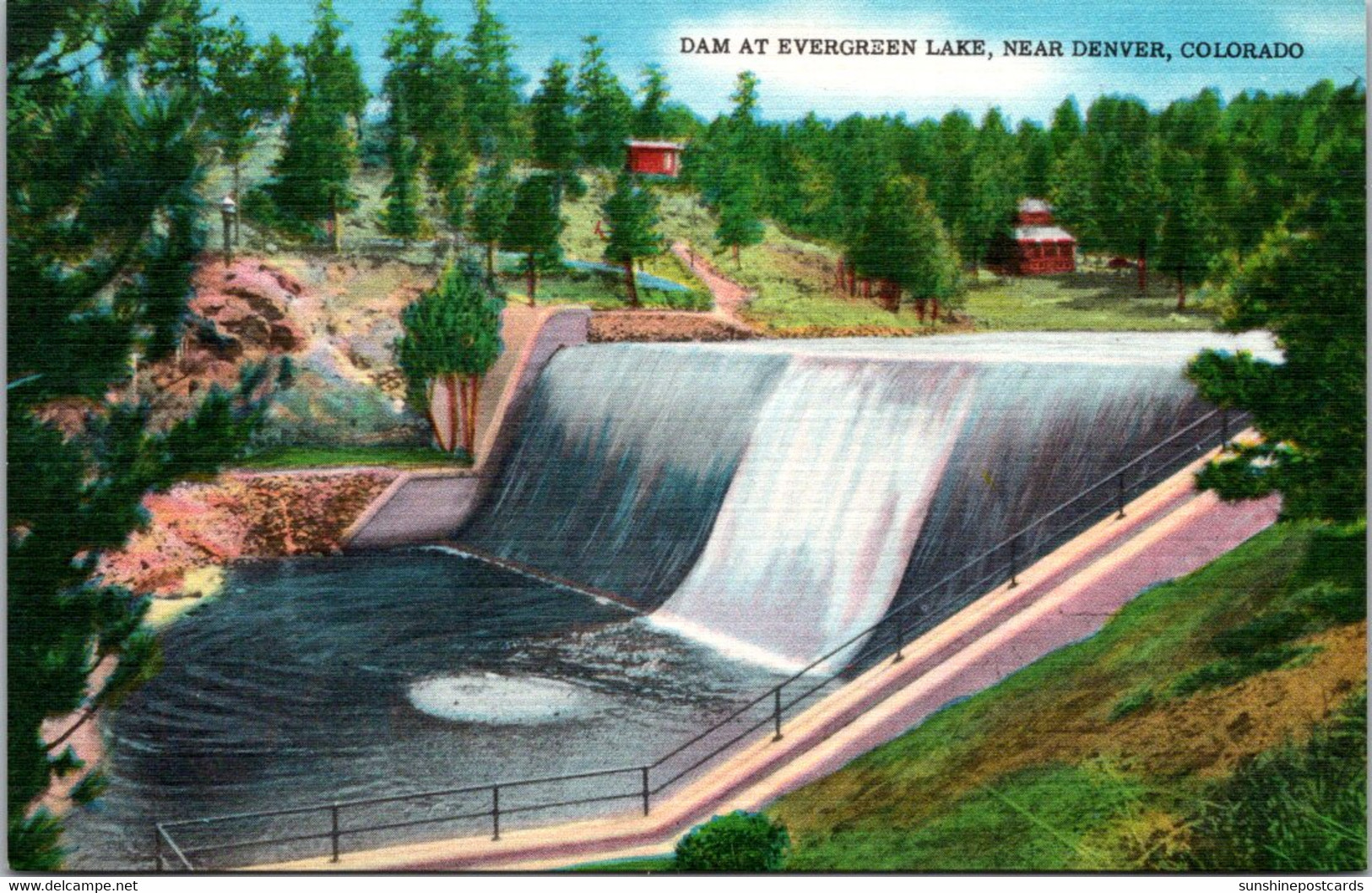 Colorado Dam At Evergreen Lake Near Denver - Denver