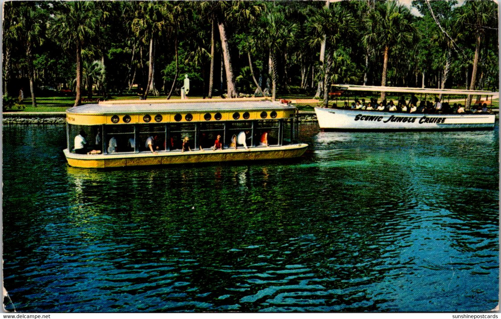 Florida Silver Springs Glass Bottom Boat Meets Jungle Cruise On Silver River - Silver Springs