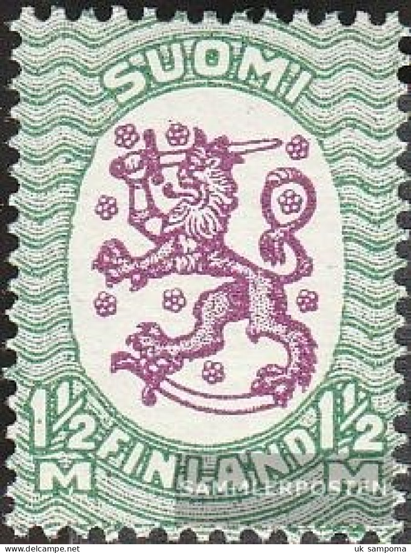 Finland 88B Unmounted Mint / Never Hinged 1917 Clear Brands: Crest - Nuevos