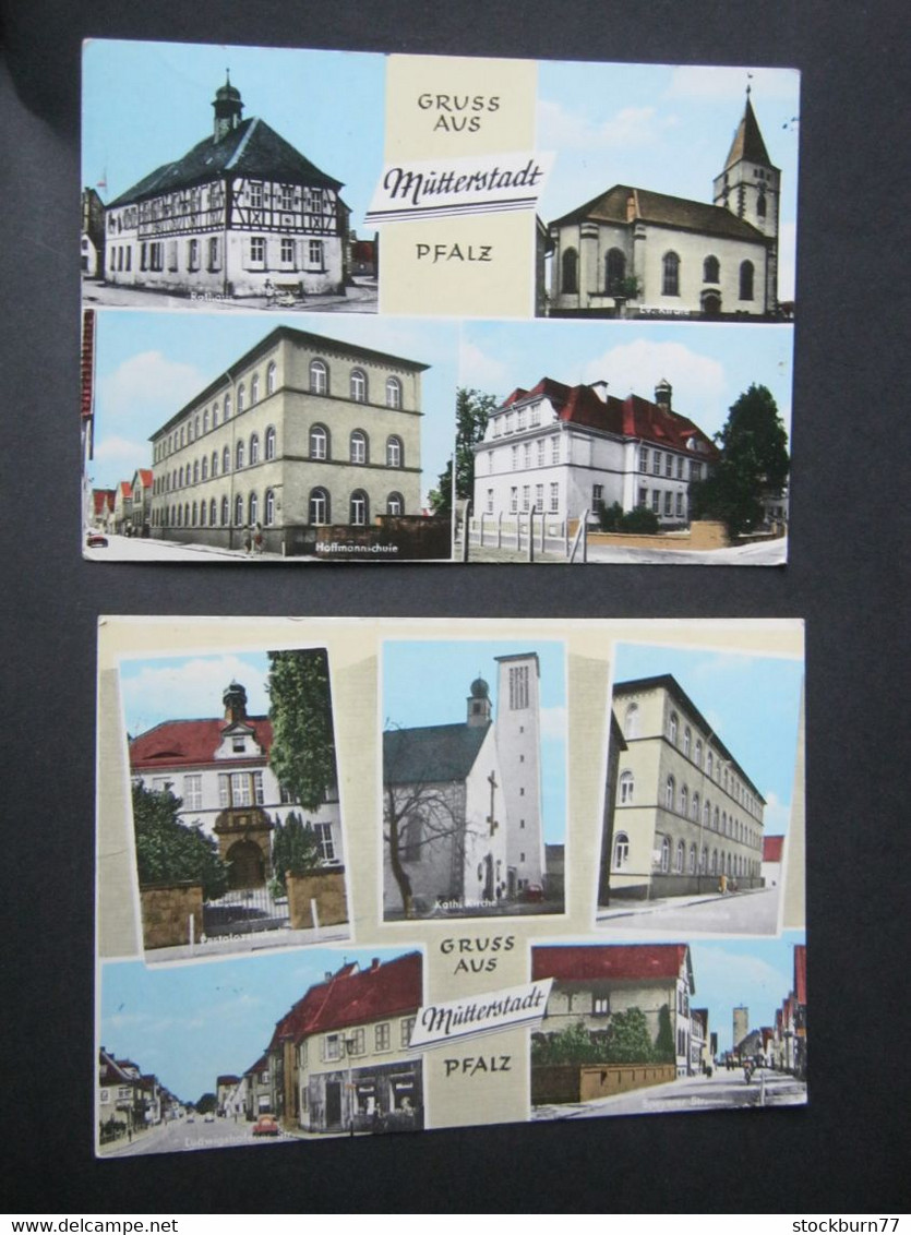 MUTTERSTADT  , 2  Schöne   Karten  Um 1970 - Mutterstadt