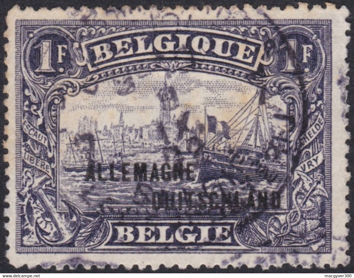 BELGIQUE, 1919, Occupation ( COB OC51) - OC38/54 Occupation Belge En Allemagne