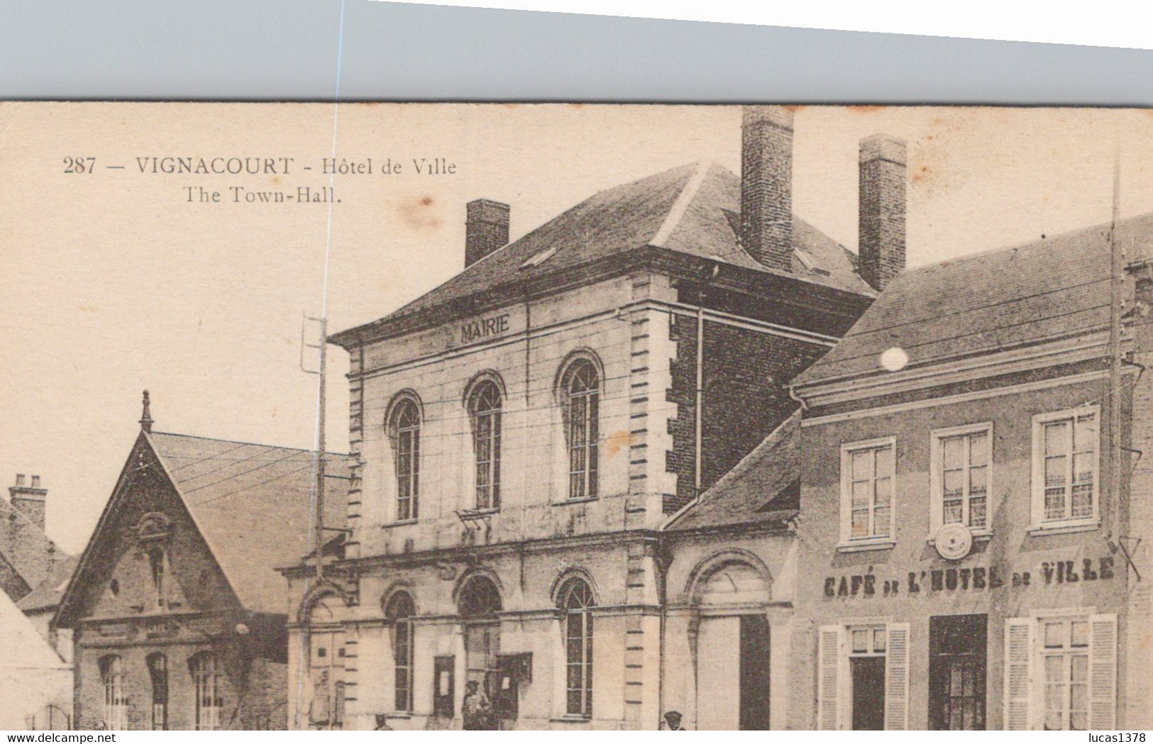 80 / VIGNACOURT / HOTEL DE VILLE / CAFE - Vignacourt