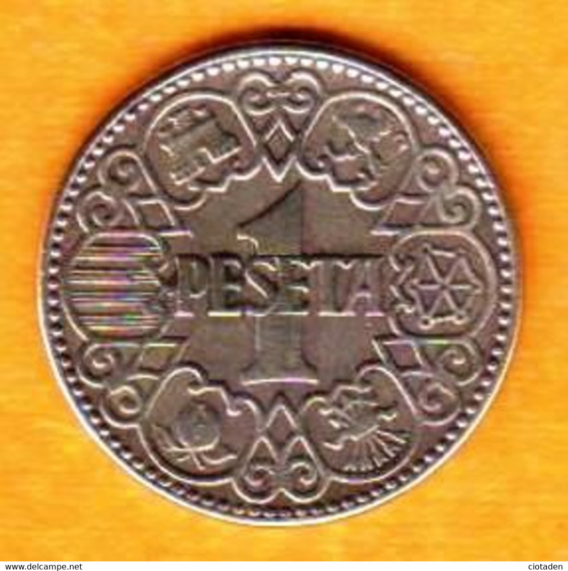 Espagne - 1 Peseta - 1944 - 1 Peseta