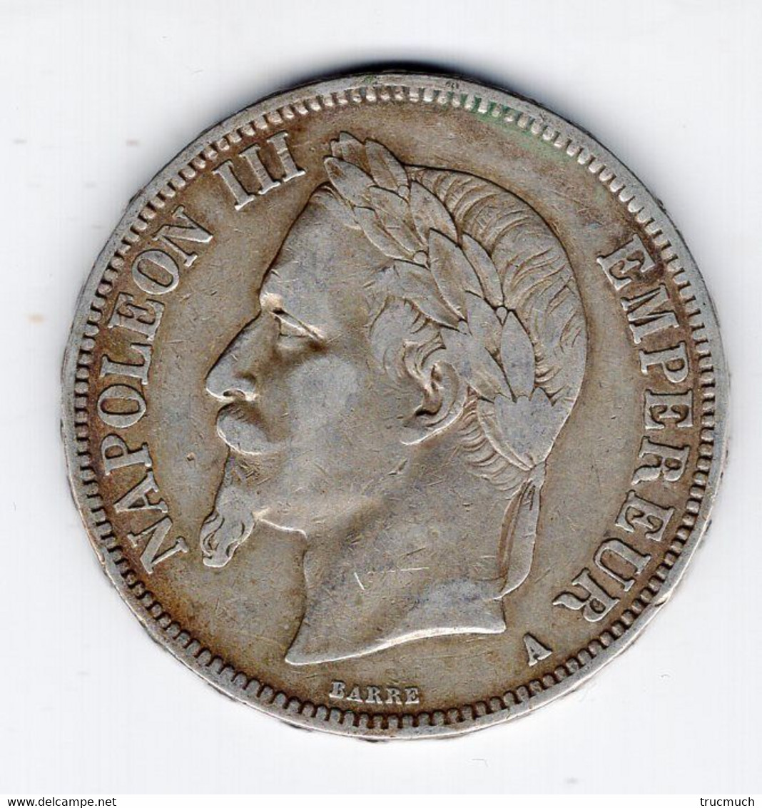 82 - FRANCE - Second Empire - Napoléon III Tête Laurée - 5 Francs 1868 A - 5 Francs