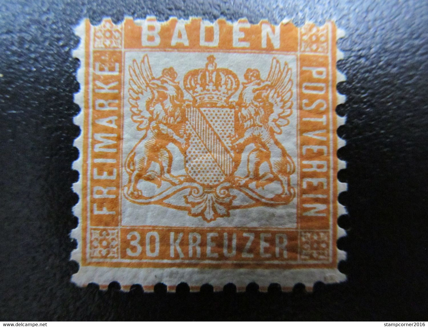 AD Baden, Nr 22b, 1862, Ungebraucht, Mi 40  *DEL159* - Ungebraucht