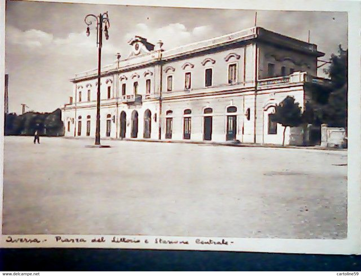 STAZIONE FERROVIARIA- AVERSA - ( CASERTA) Formato GRANDE N1940  JC6562 - Aversa