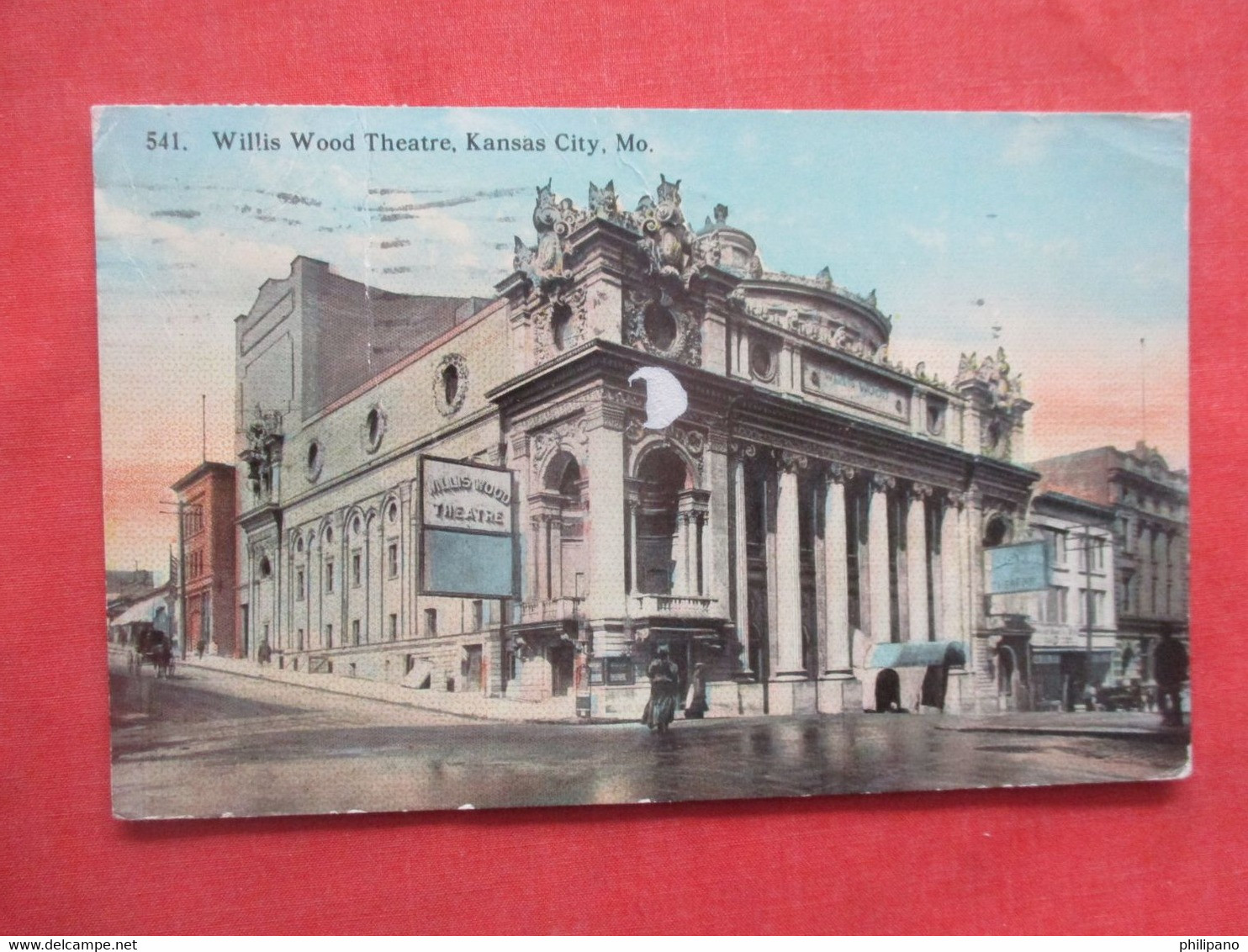 Willis Wood Theatre.  Paper Attached To Front.    Kansas City – Missouri    Ref 5880 - Kansas City – Missouri