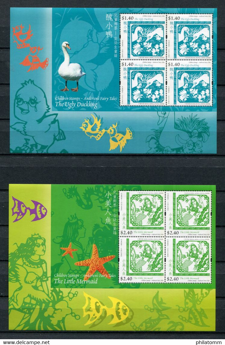 Hong Kong - Block Nr. 139 / 142 - "200. Geburtstag Von Hans Christian Andersen" ** / MNH (aus Dem Jahr 2005) - Blocks & Kleinbögen