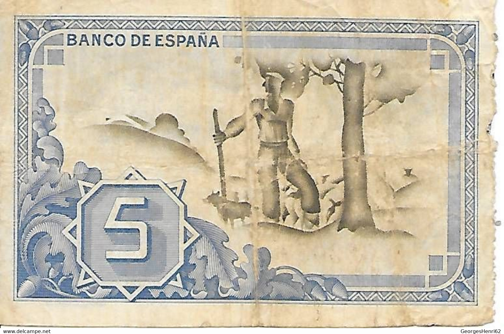 ESPAGNE -  BILBAO - 5 PESETAS - 1/1/937 - (s561) - [ 9] Collections