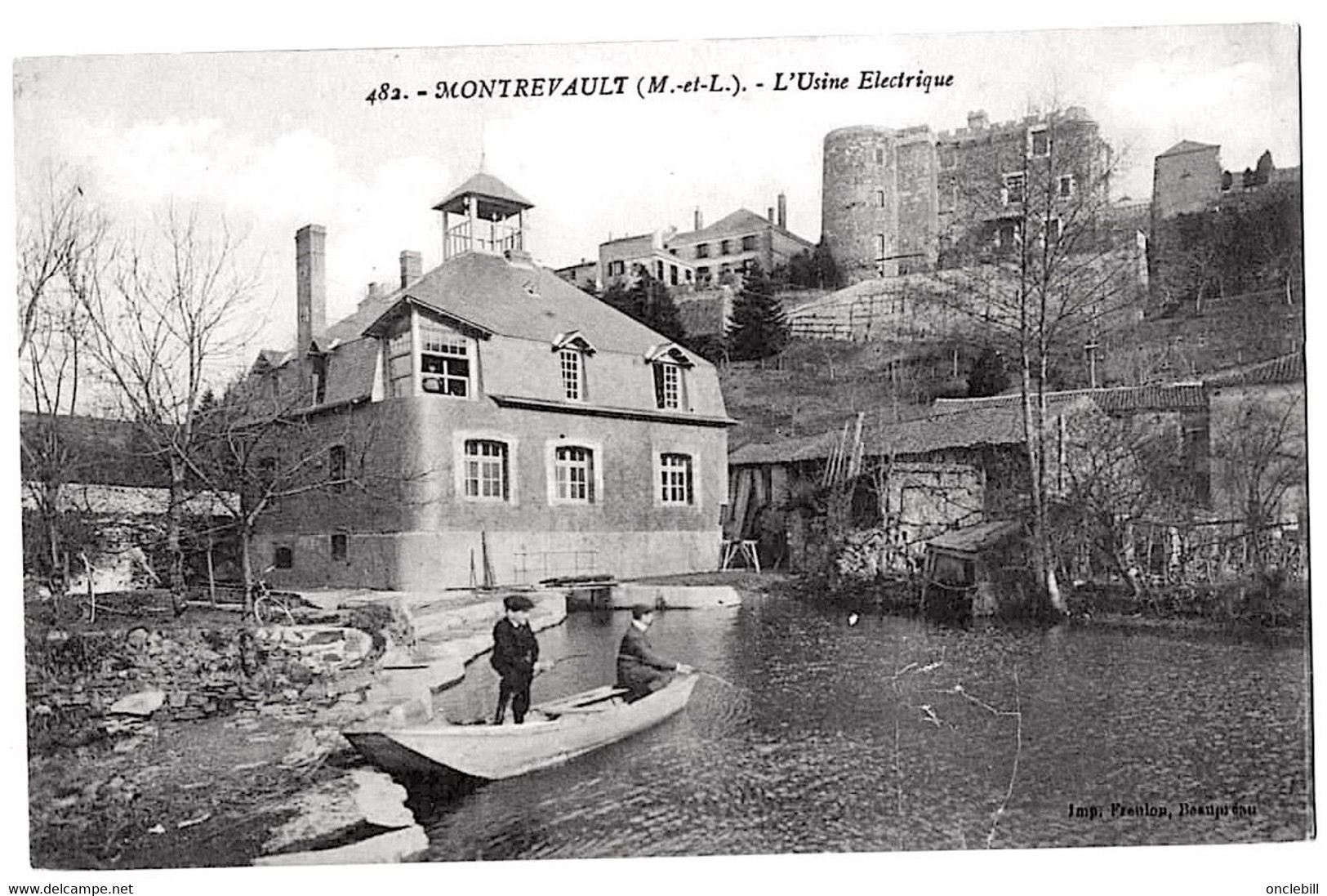 Montrevault Maine Et Loire Usine Electrique 1910 état Superbe - Montrevault