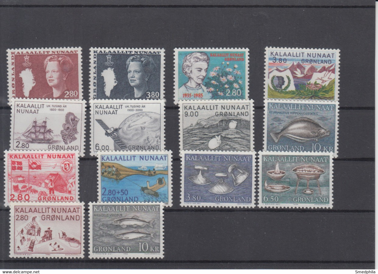 Greenland 1985-1986 - Full Years MNH ** - Volledige Jaargang