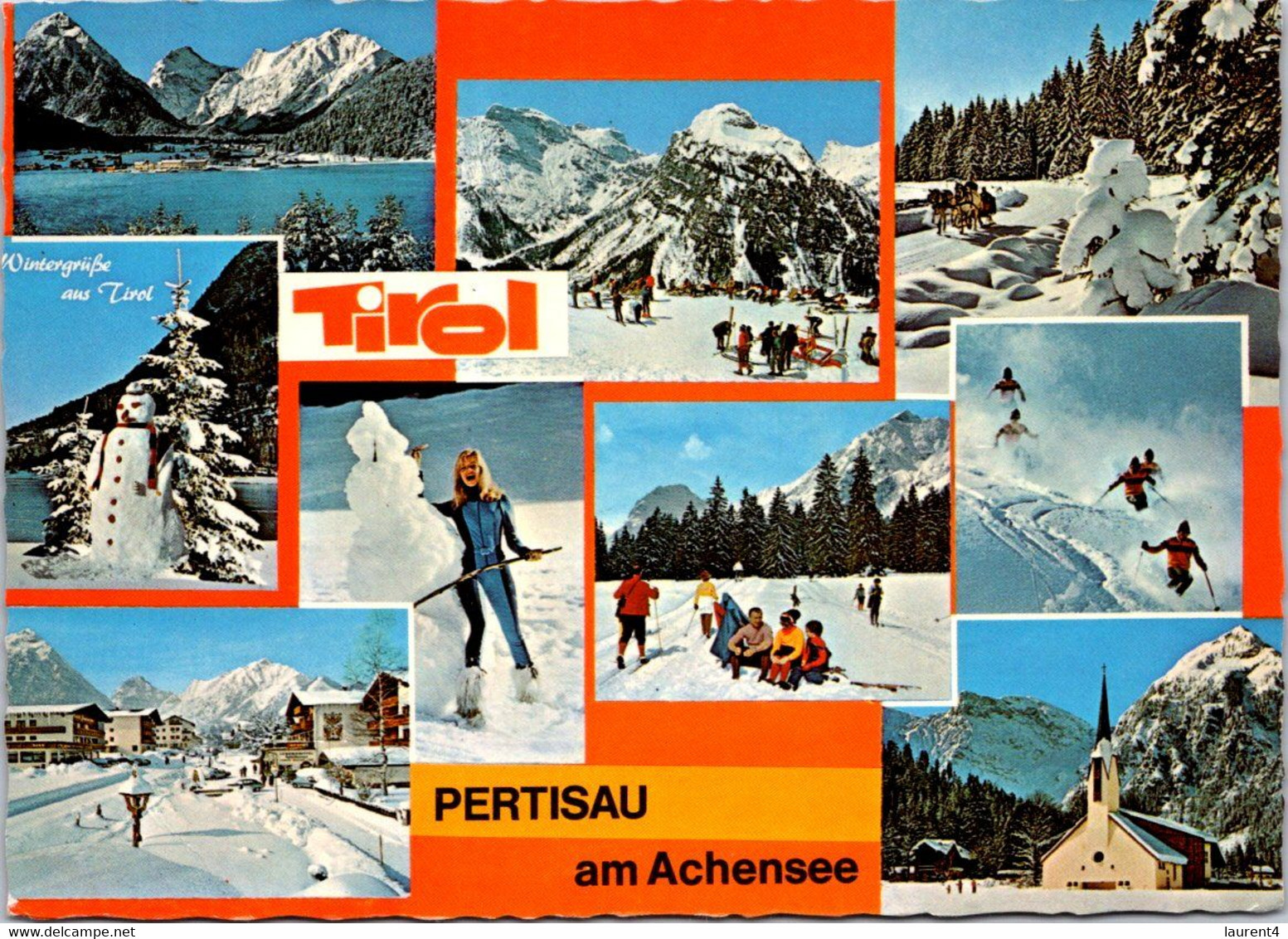 (2 N 29)  Austria (posted To France 1984 ?) Tyrol - Pertisau - Pertisau