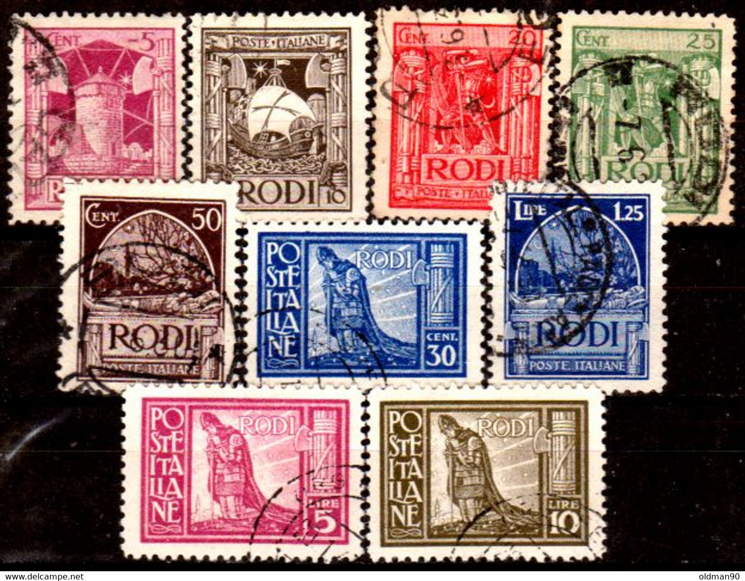 Egeo-OS-225- Original Issued In 1929 (o) Used - Quality In Your Opinion. - Castelrosso