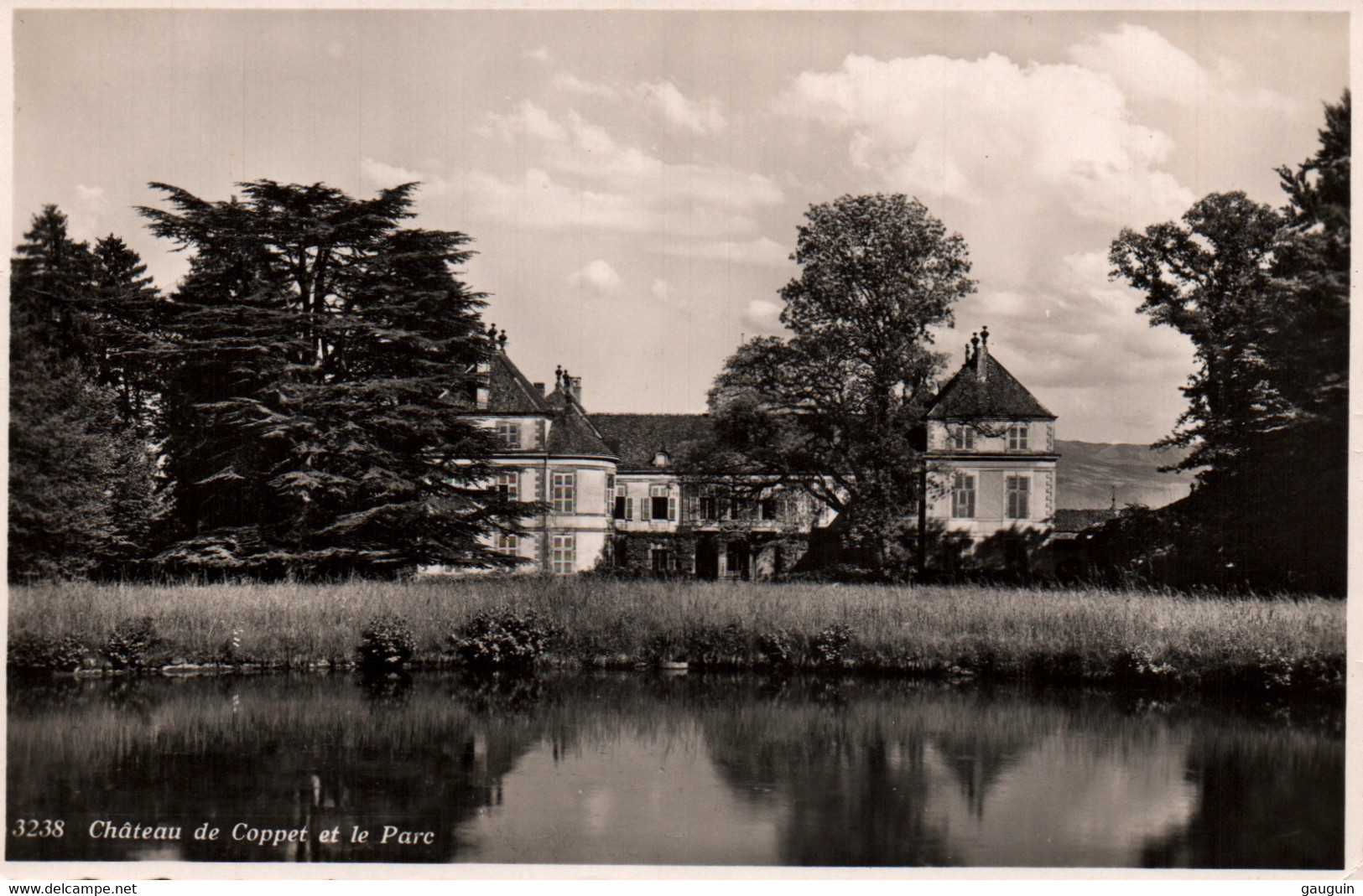 CPSM - CHÂTEAU De COPPET - Vue Du Parc / Chambre De Me Récamier... LOT 2 CP à Saisir - Coppet