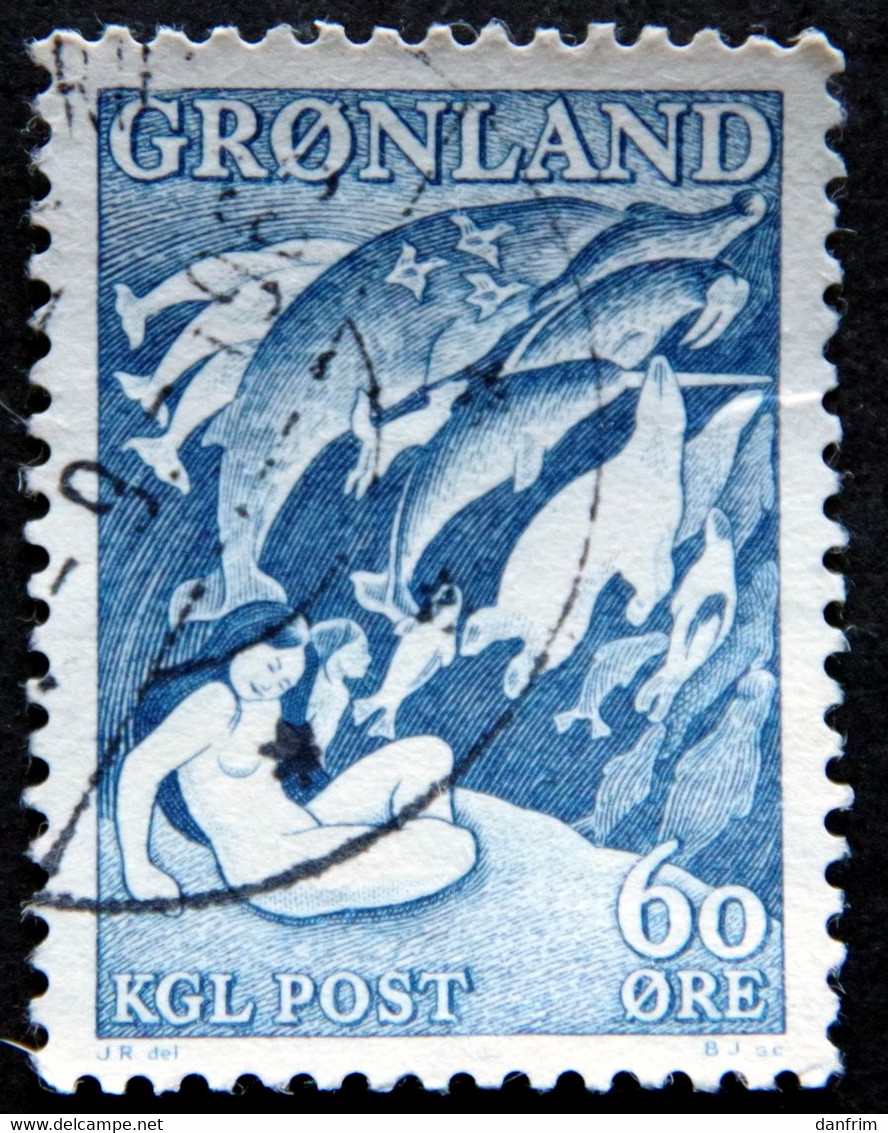 Greenland 1957  Legend.  MiNr.39  ( Lot H 783 ) - Usati