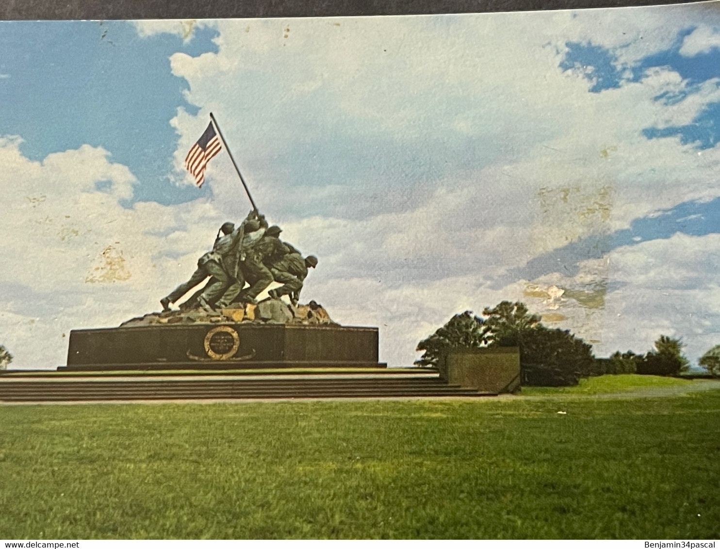 Cpa US MARINES CORPS WAR MÉMORIAL -IWA JIMA STATUE - Arlington - Années 50 - Arlington