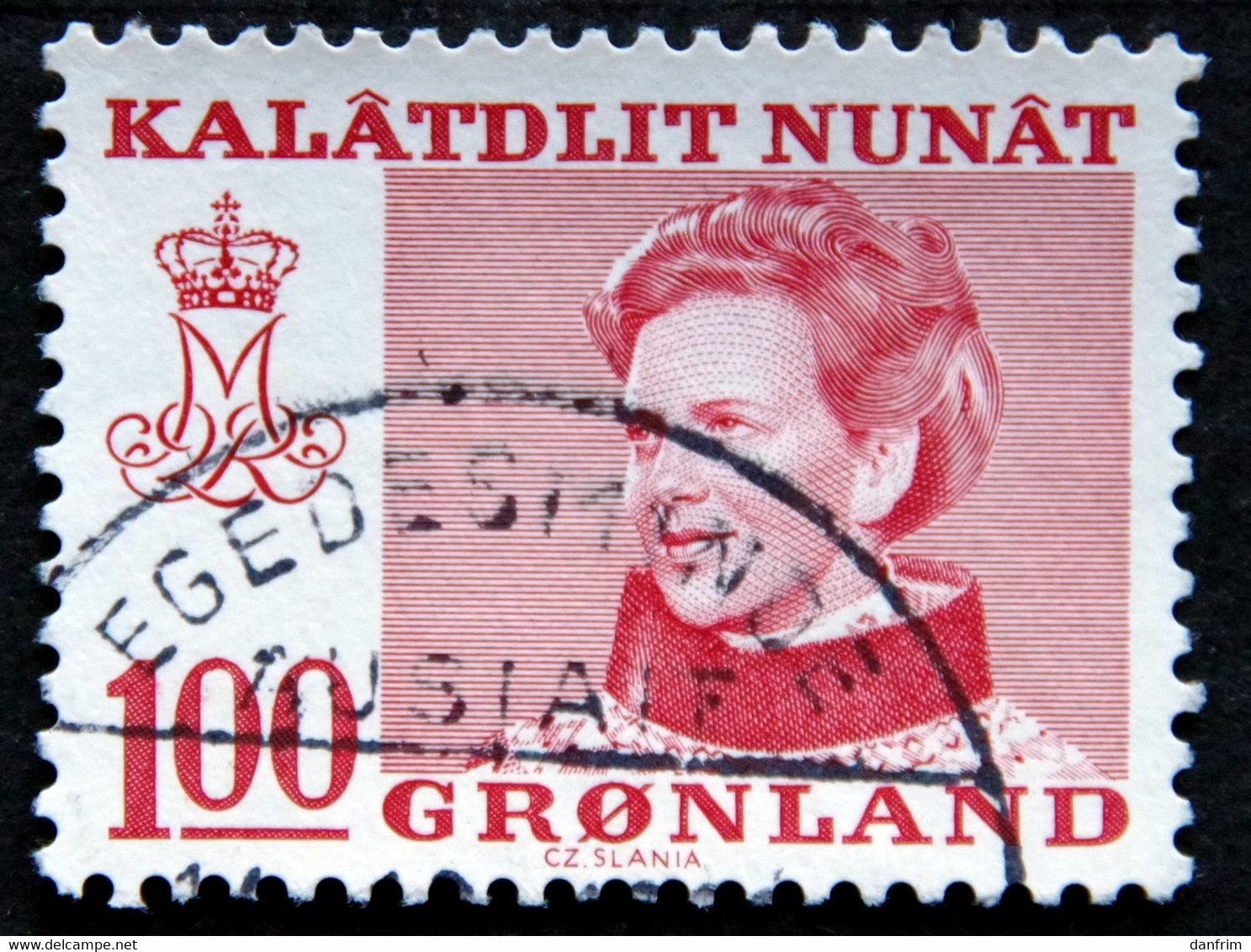 Greenland 1977  Queen Margarethe II.MiNr.101X ( Lot H 876) - Gebraucht