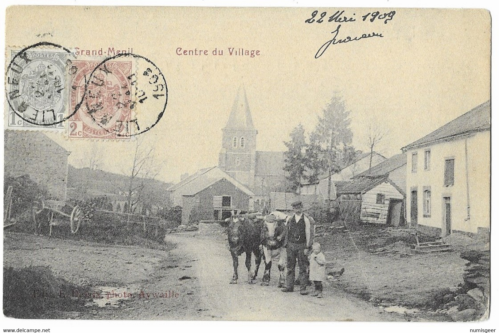 GRAND-MENIL  ---  Centre Du Village - Manhay