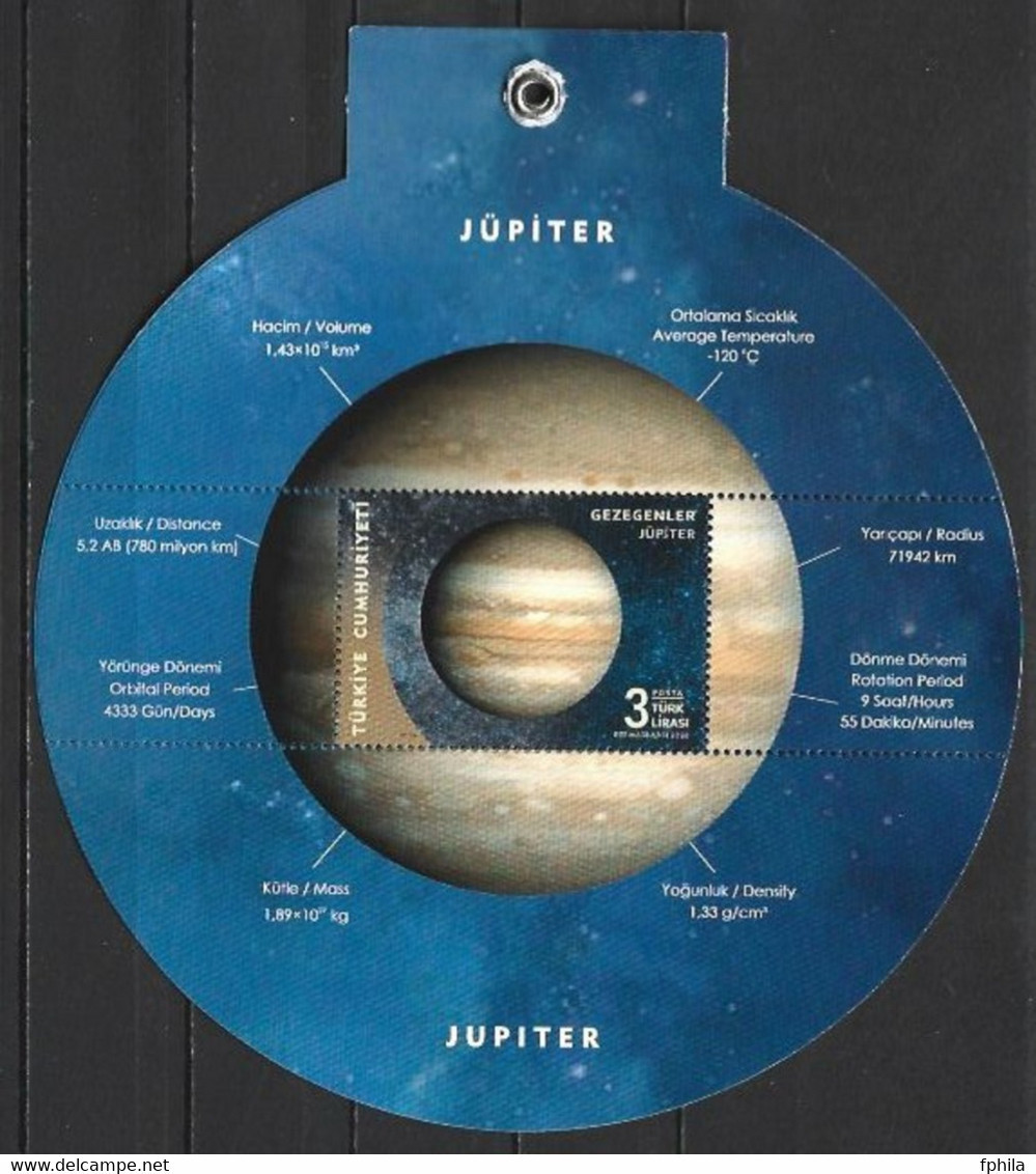 2020 TURKEY THE PLANETS BOOKLET MNH **