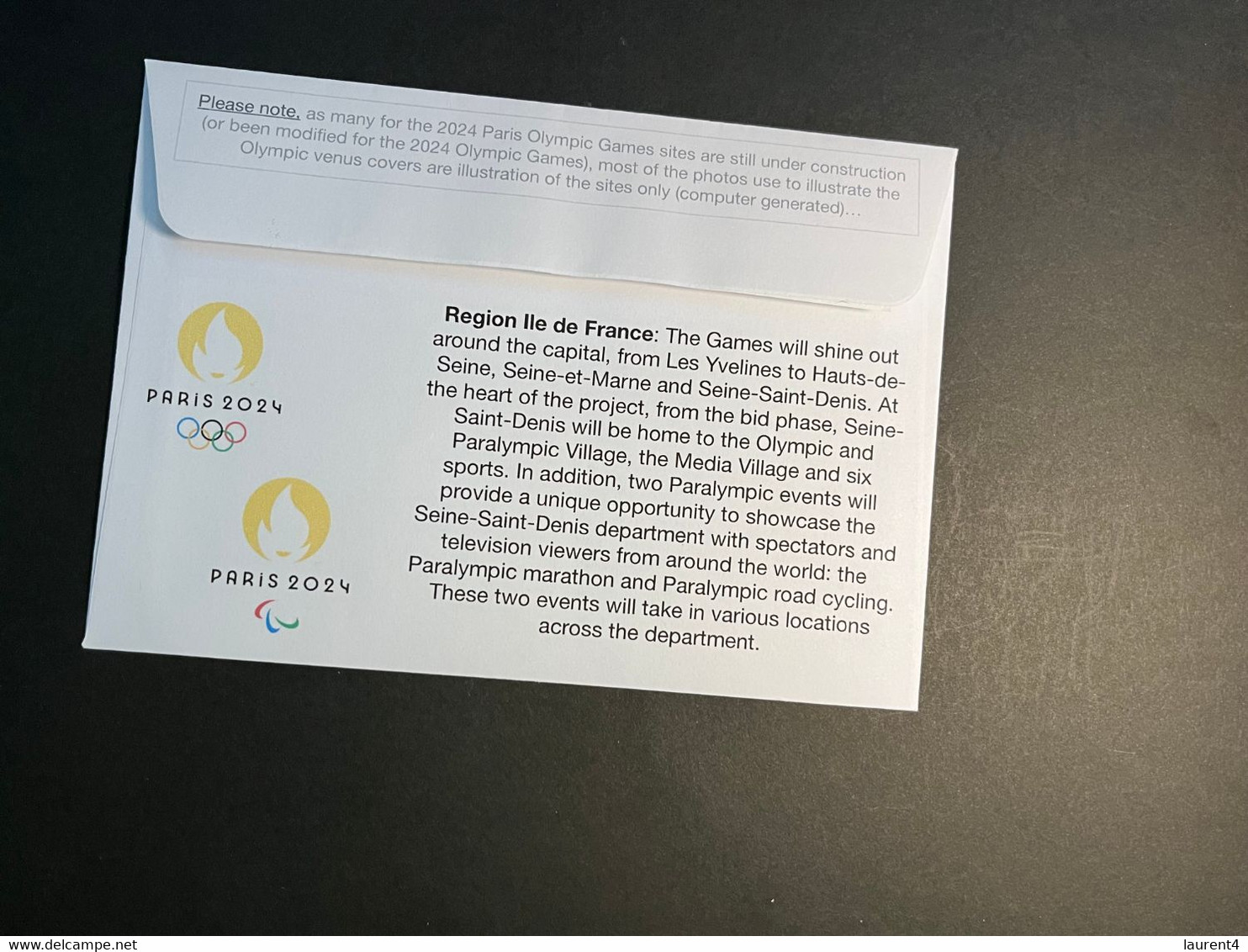 (2 N 37) 2024 France - Paris Olympic Games (1-1-2023) Location - Ile De France - Château De Versailles (Equestrian + 1) - Eté 2024 : Paris