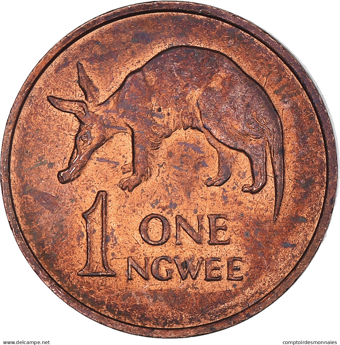 Monnaie, Zambie, Ngwee, 1983 - Zambie