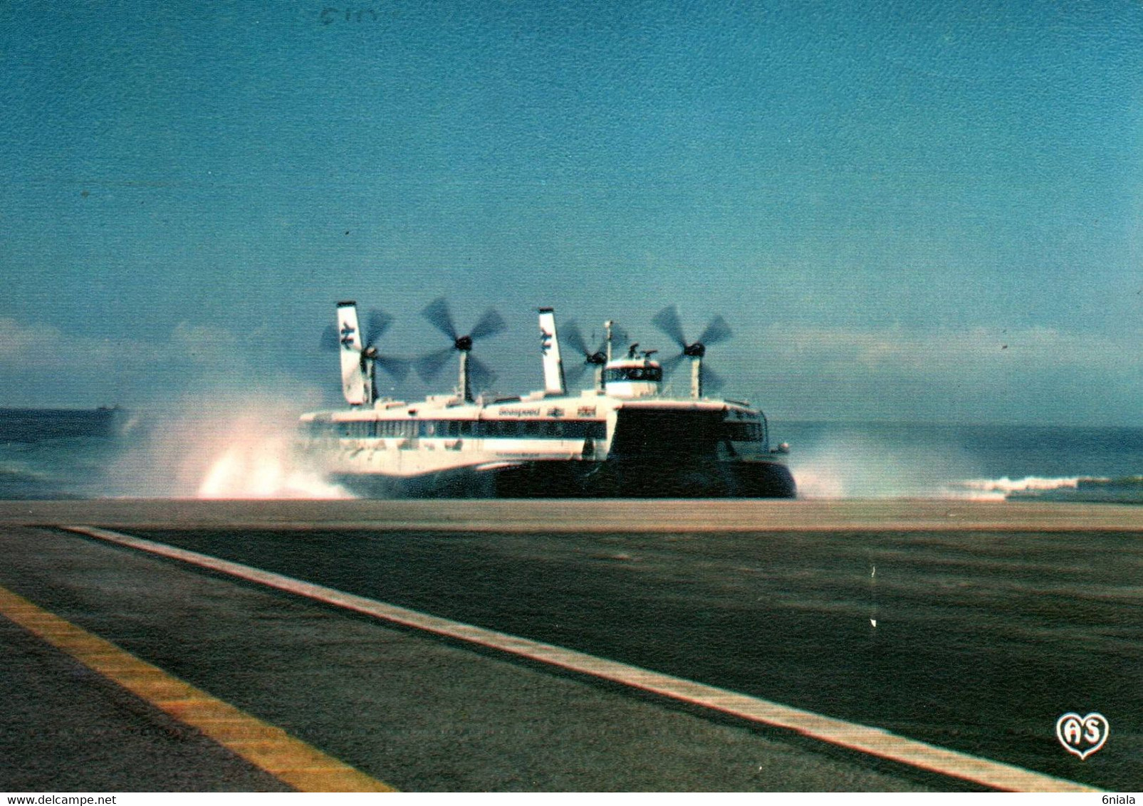 16315  Bateau HOVERCRAFT SR N 4 Liaison Calais Douvres Par Seaspeed SNCF  British Rail Hovercraft Ltd     ( Recto-Verso) - Luftkissenfahrzeuge