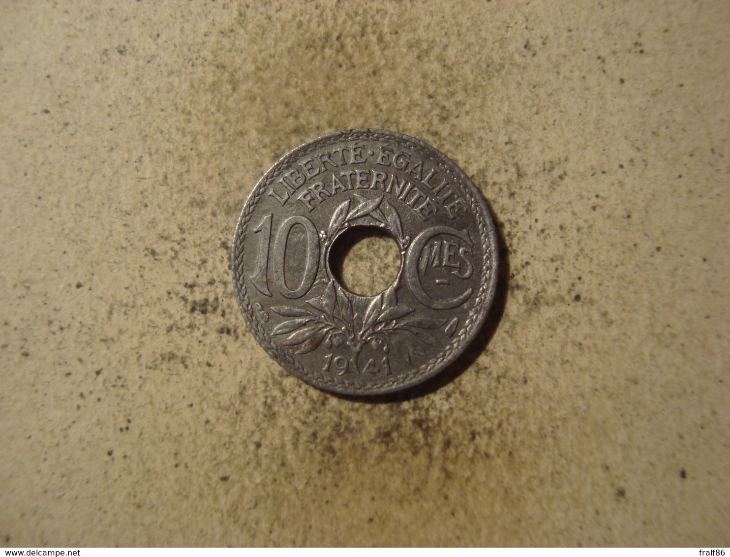 MONNAIE FRANCE 10 CENTIMES 1941 LINDAUER ( Sans Points Et Souligné ) - 10 Centimes