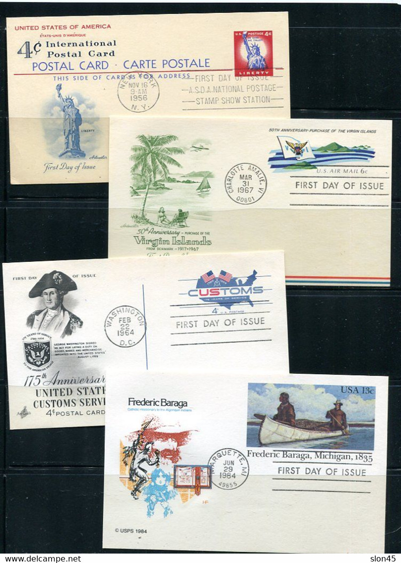 USA 12 Postal Stationary Maxi Cards First Day Of Issue 14431 - Other & Unclassified