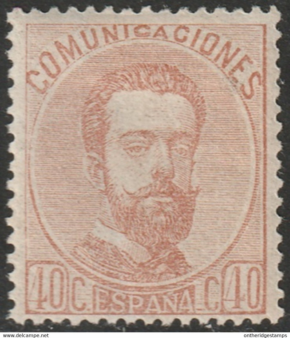 Spain 1872 Sc 185 Espana Ed 125 MH* - Unused Stamps