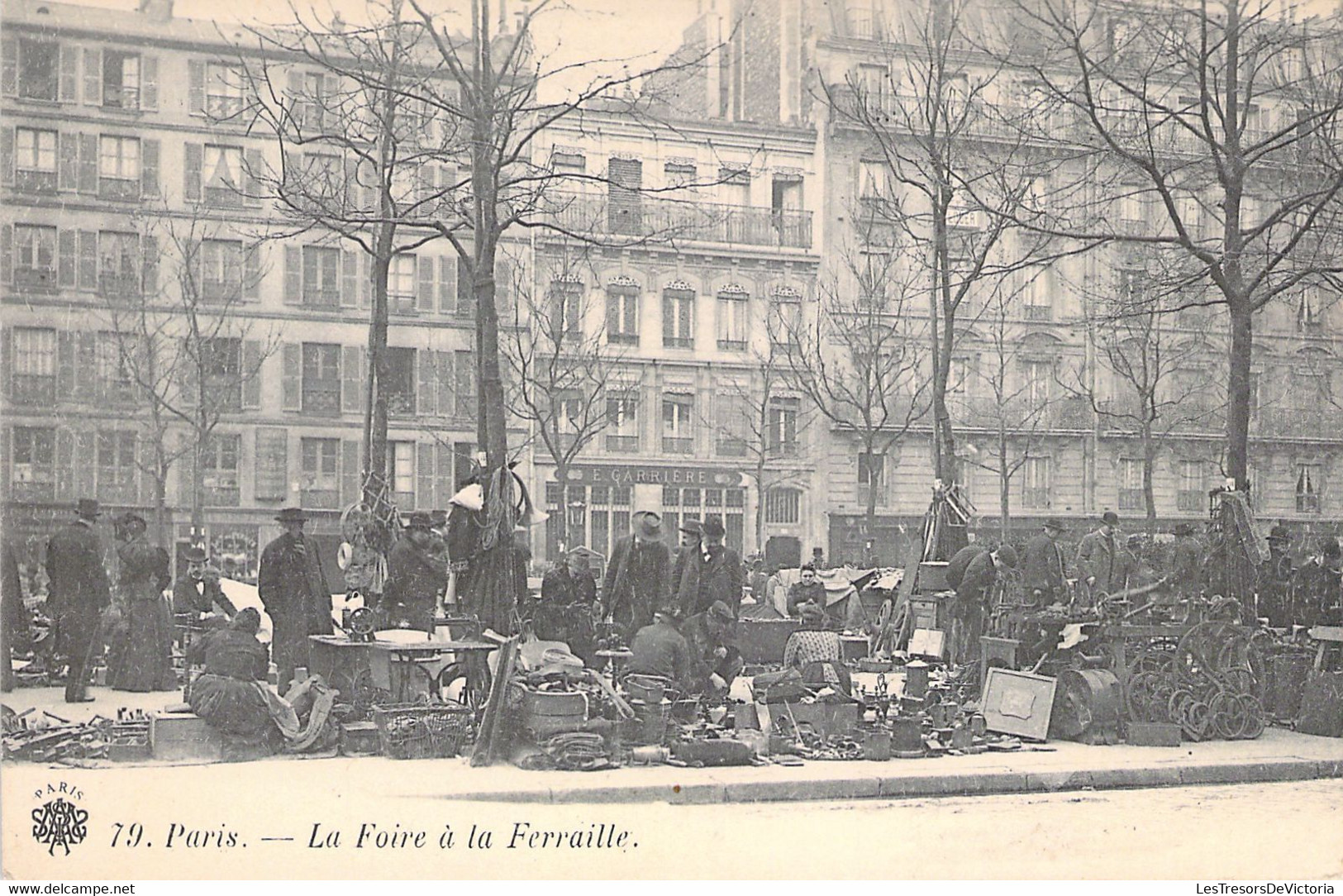 CPA COMMERCE - Paris - Foire à La Ferraille - Dos Non Divisé - Fairs