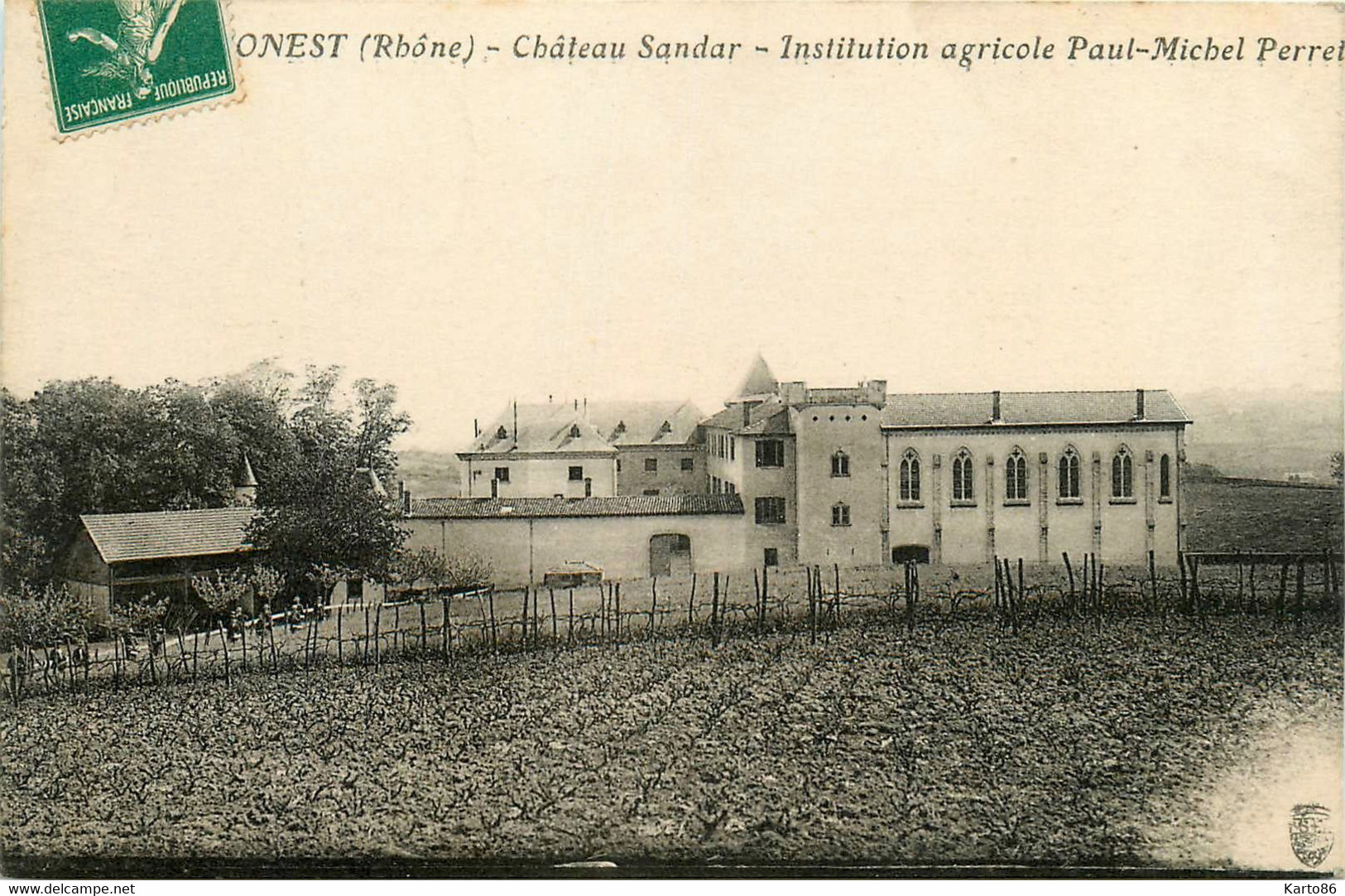 Limonest * Le Château Sandar * Institution Agricole Paul Michel PERRET - Limonest