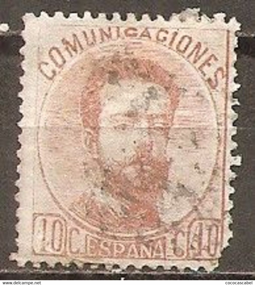 España/Spain-(usado) - Edifil  125 - Yvert  124 (o) (defectuoso) - Oblitérés