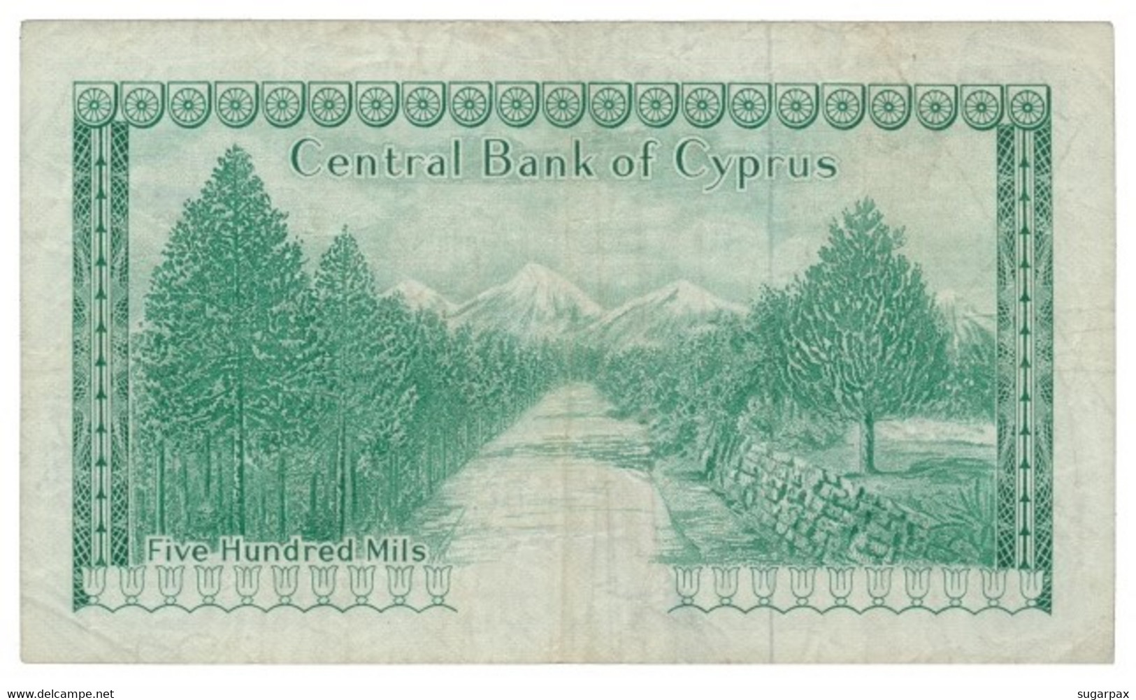 Cyprus - 500 Mils - 1.6.1979 - P 42.c - Serie L/45 - Chypre