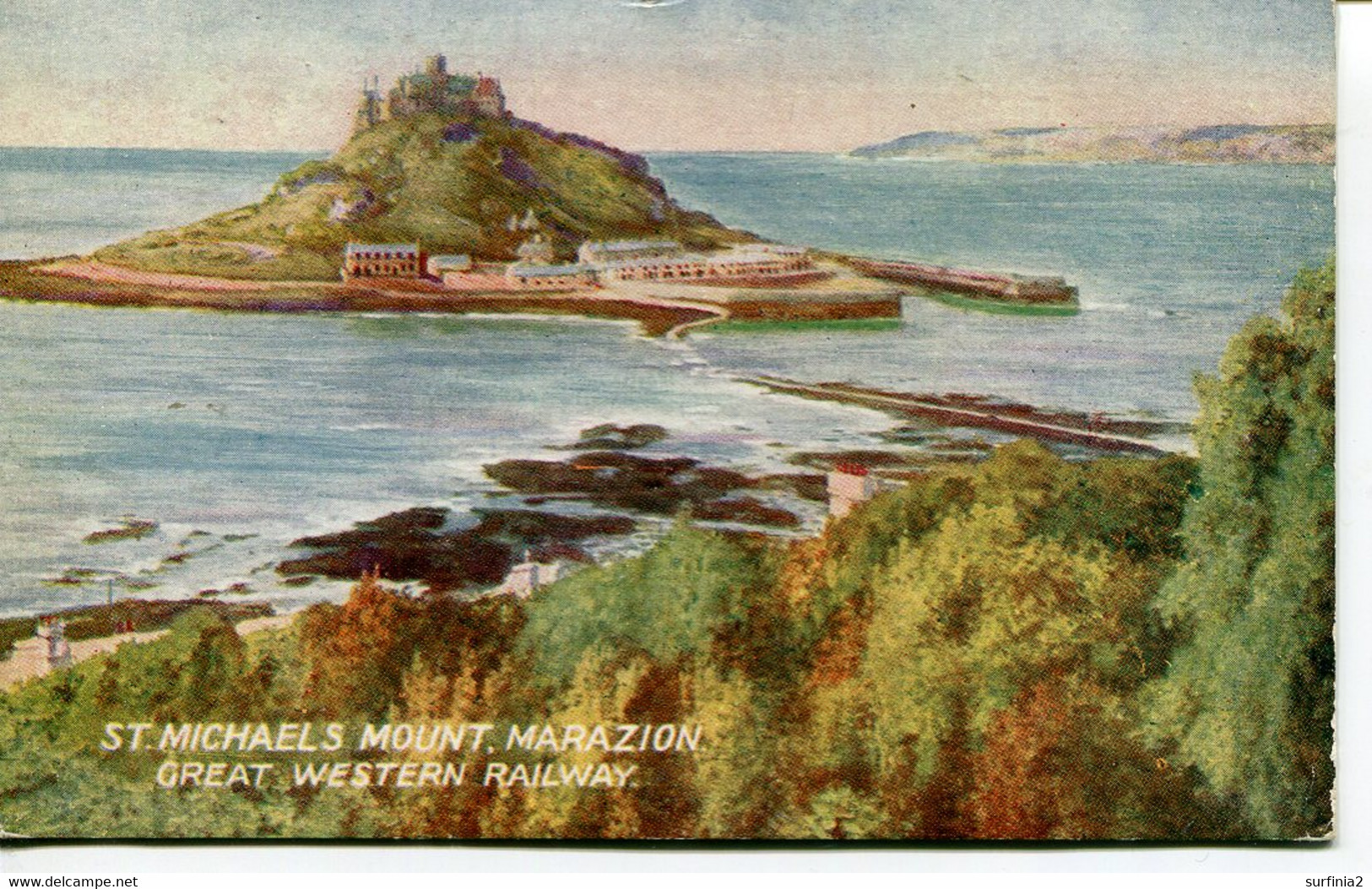 RAILWAY OFFICIAL - GREAT WESTERN RAILWAY - ST MICHAEL'S MOUNT, MARAZION - St Michael's Mount