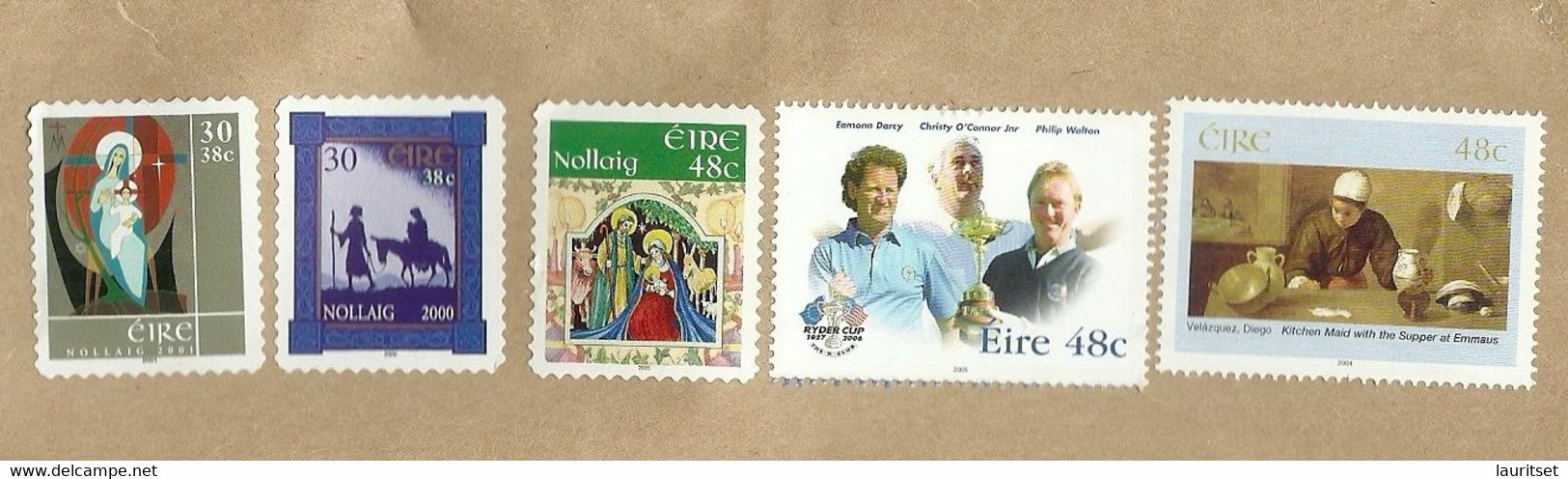 IRLAND IRELAND 2022 Air Mail Cover To Estonia Stamps Remained Uncancelled! - Brieven En Documenten
