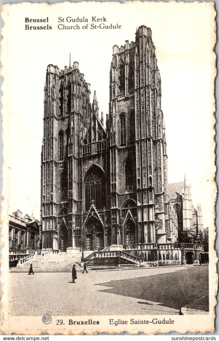 Belgium Brussels Eglise Sainte-Gudule - Institutions Internationales