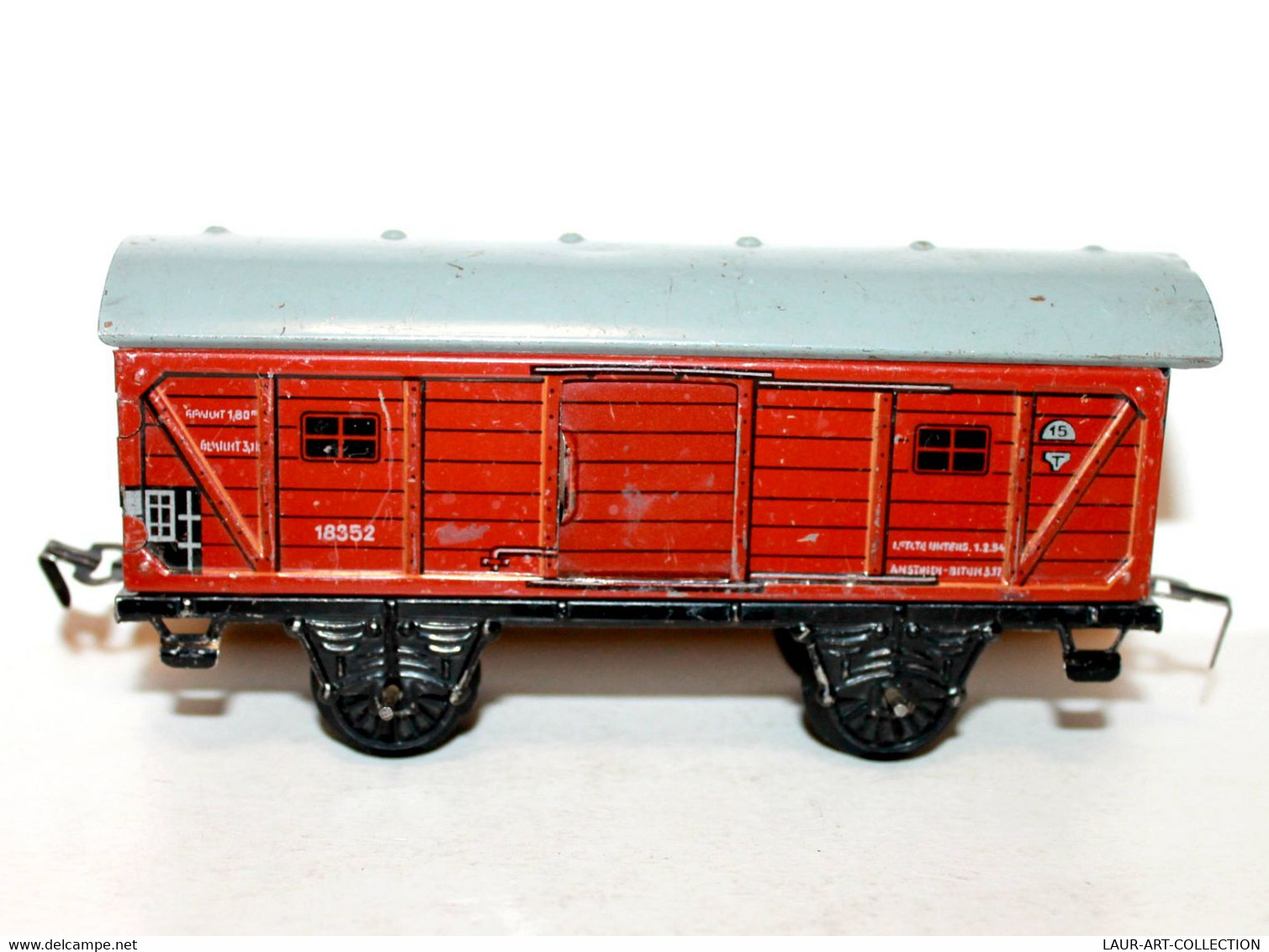 RARE WAGON MARCHANDISES N°18352 GAMIRI - WESTERN GERMANY - ECH:O MINIATURE TRAIN - MODELISME FERROVIAIRE (1712.48) - Goods Waggons (wagons)