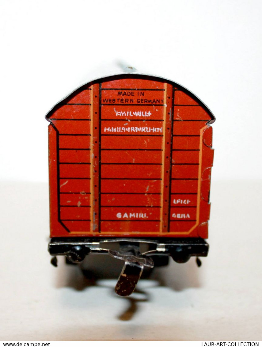 RARE WAGON MARCHANDISES N°18352 GAMIRI - WESTERN GERMANY - ECH:O MINIATURE TRAIN - MODELISME FERROVIAIRE (1712.48) - Wagons Marchandises