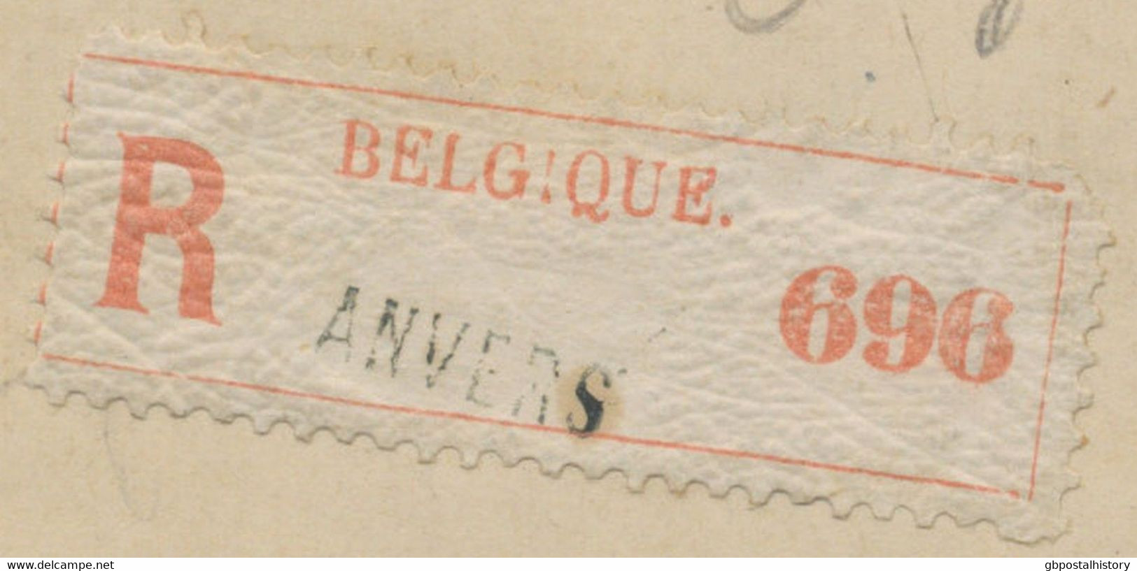 GB 1892 QV 2d Postal Stationery Registered Env Uprated W. Jubilee 2½d (pair) Tied By Oval "REGISTERED / EXCHANGE L'POOL - Cartas & Documentos