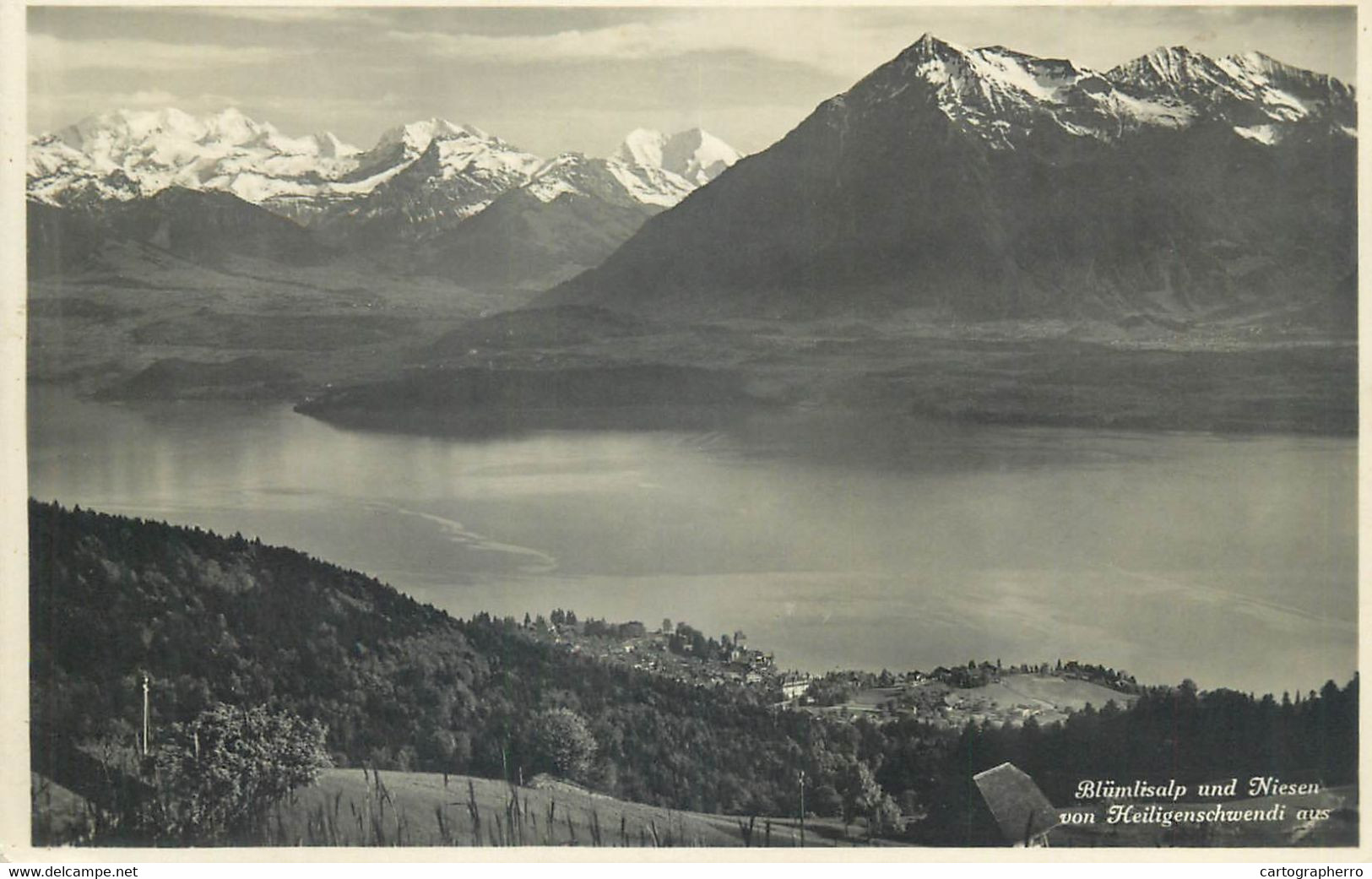 Postcards Switzerland  Heiligenschwendi Mountain Scene - Heiligenschwendi