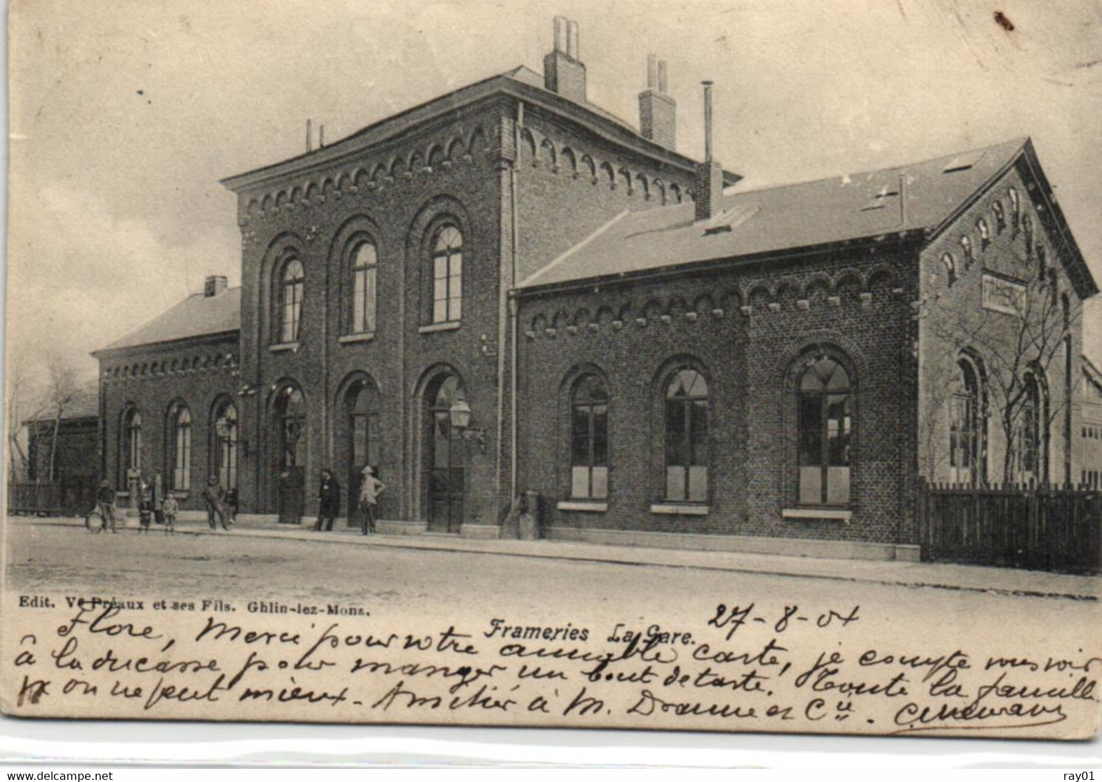 Belgique - Hainaut- Frameries, La Gare. - Frameries