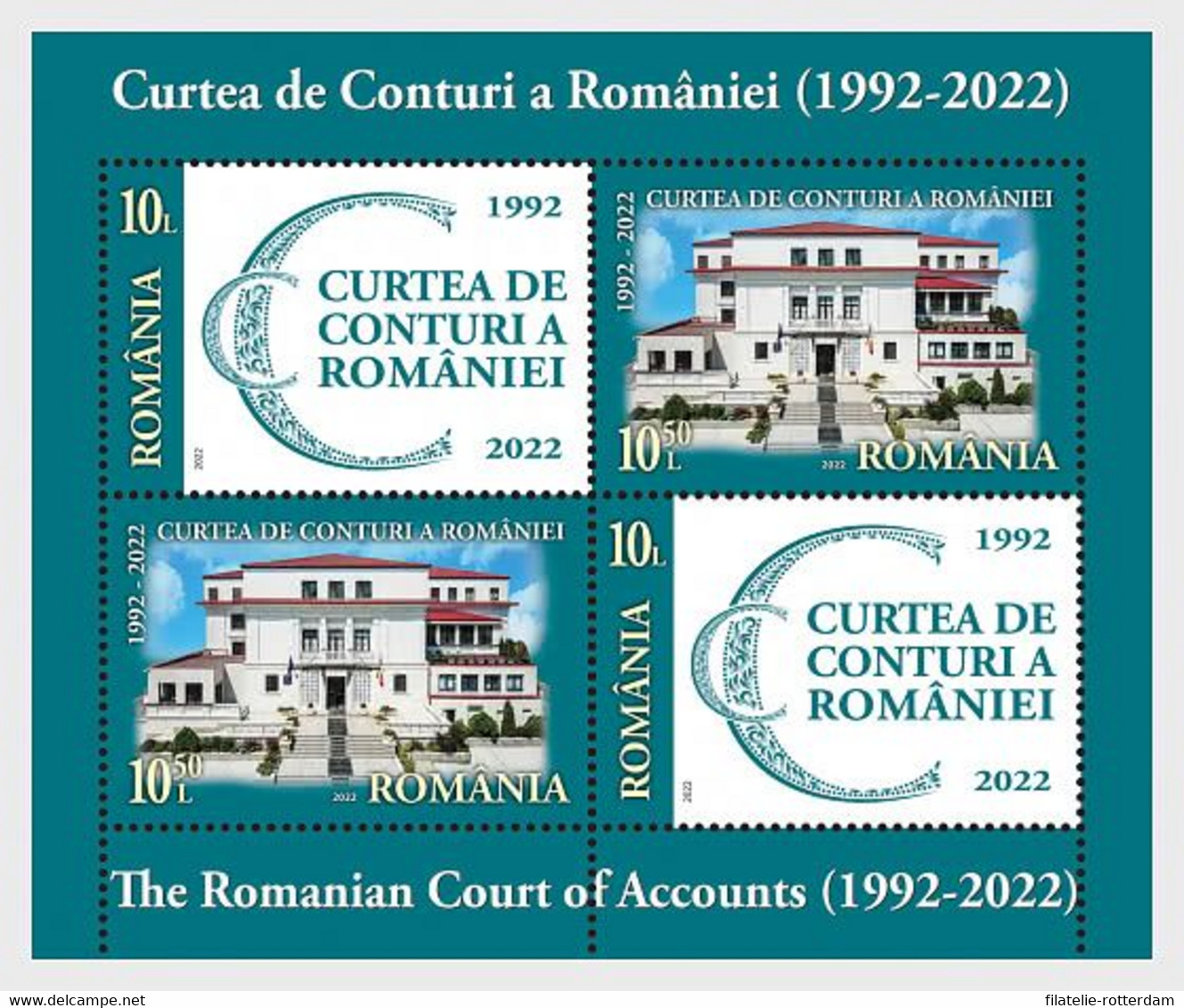 Roemenië / Romania - Postfris / MNH - Sheet Rechtbank 2022 - Neufs