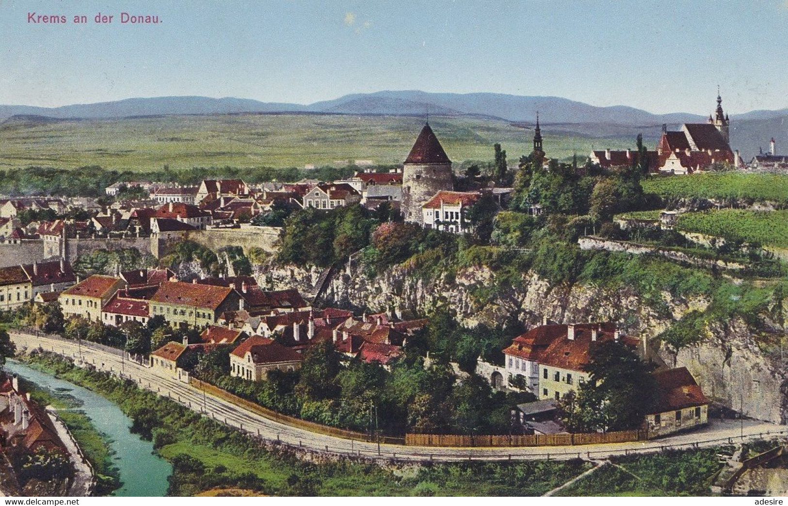 KREMS An Der Donau - Panorama, Karte Um 1915 ... - Krems An Der Donau